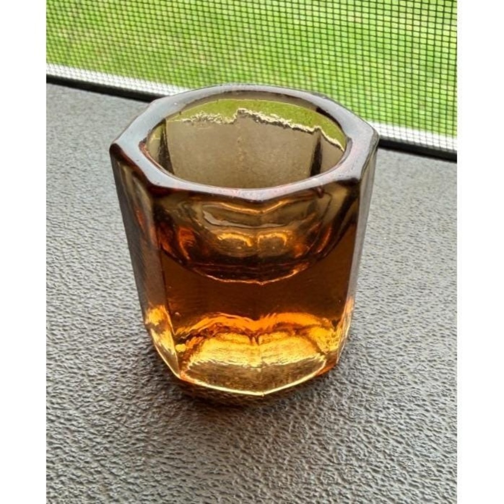 Dental  Amber Glass Fluoride Shot Glass Japan Nail, Spa